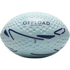 Offload Rugby Ball Size 3 Foam Beginner Ice Blue/Cyan