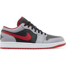 Herre - Nike Air Jordan 1 Sneakers NIKE Air Jordan 1 Low M - Black/Cement Grey/White/Fire Red