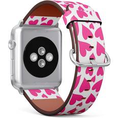 Series 5 apple watch price Pink Hearts Valentines Pattern Replacement Band for Apple Watch Series 5/4/3/2/1