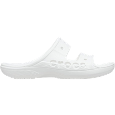 Crocs White Slides Crocs Baya 2-Strap - White