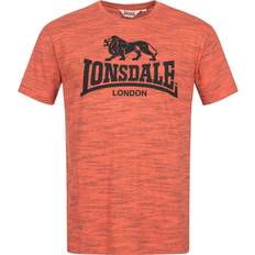 Lonsdale Gargrave Tee - Orange Marl/Black