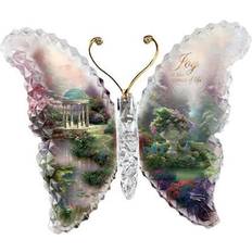 Figurines The Bradford Exchange Garden of Paradise Crystalline Butterfly Sculpture Collection Figurine