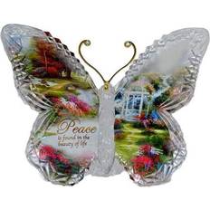 Figurines The Bradford Exchange Garden of Paradise Crystalline Butterfly Sculpture Collection Figurine