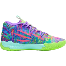 Textile - Women Basketball Shoes Puma MB.03 Be You W - Purple Glimmer/Knockout Pink/Green Gecko