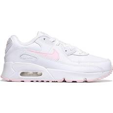 Nike air max 90 pink Nike Air Max 90 LTR PS - White/White/White/Pink Foam