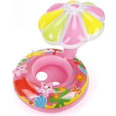 Plast Baderinger Baby Swim Cartoon Mushrooms Shadow Floating Seat Ring