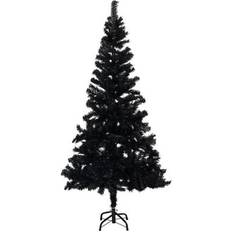 Julgranar på rea vidaXL Plastgran Med Fot Svart 240 cm PVC Julgran 240cm