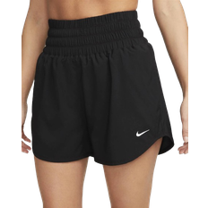 Jogger Shorts - Women NIKE Women's One Dri-FIT Ultra High Waisted 3" Brief Lined Shorts - Black