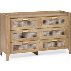 Julian Bowen Sydney Natural Oak Chest of Drawer 120x75cm