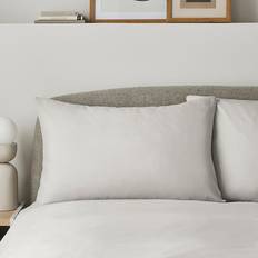 Dunelm Super Soft Microfibre Plain Pillow Case Beige (76x48cm)