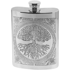 Argento Fiaschette English Pewter Tree of Life Fiaschetta 17cl