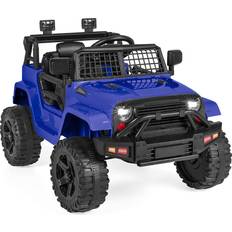 Steering Wheel Ride-On Toys Best Choice Products Ride On Truck Car with Remote Control Blue 12V