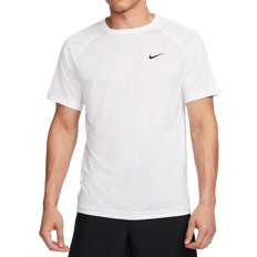 Nike Men's Ready Dri-FIT Short Sleeve Fitness Top - White/Black