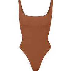 Bronze Shapewear & Under Garments SKIMS Fits Everybody Square Neck Bodysuit - Bronze