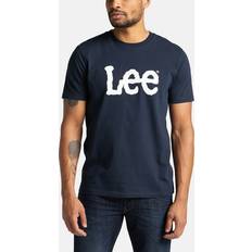 Lee T-shirts Lee T-shirt Woobly Logo Tee Jeans - Blå