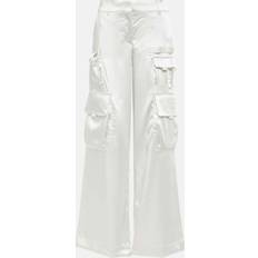 Off-White Women Trousers & Shorts Off-White Satin cargo pants UK 12