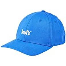 Levi's Men Caps Levi's Adjustable Curve Cap ~ Poster Logo royal blue Blue