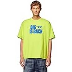 Diesel Yellow Clothing Diesel Red Tag Crew-Neck T-shirt T-BOXT-BACK Embossed Print