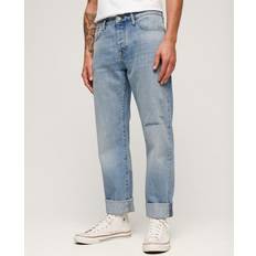 Superdry Jeans Superdry Herren Straight Jeans Hellblau Größe: