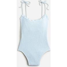 J.Crew Smocked tie-shoulder one-piece swimsuit - Fresh Air