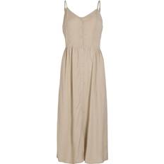 Vila Kjoler Vila Vipricil strap button dress Feather Gray