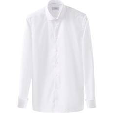 Eton Cotton Twill Slim Fit Cutaway Collar Shirt - White
