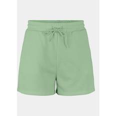 Dame - Jersey Shorts Pieces Pcchilli Summer HW Shorts Green