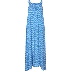 Lollys Laundry Lungo Printed Chiffon Dress - Blue