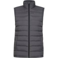 Clothing Mountain warehouse Mens Seasons II Padded Gilet Charcoal