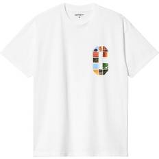 T-Shirts Carhartt WIP Men's Relaxed Fit Machine T-Shirt White Regular/36