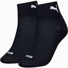 Puma Quarter Socks 2 Pack - Black