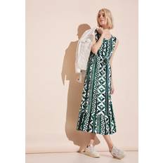 Street One Kleding Street One Maxi-Jurk Met Print - Groen