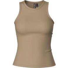 Braun - Damen Tanktops Pieces Pcruka Tanktop