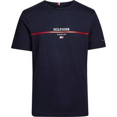 Tommy Hilfiger T-shirt Met Ronde Hals - Navy