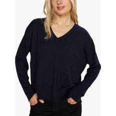 Tøj Mos Mosh Trøje mmTani V-neck Knit Blå