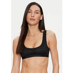 Emporio Armani M Bras Emporio Armani Sports bras ALL OVER LOGO MESH BRALETTE Black
