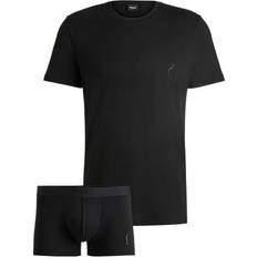 Intimo maschile BOSS Black Pigiama TShirt +Trunk Gift