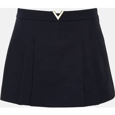 Valentino Kjolar Valentino VGOLD CrÃÂªpe Couture miniskirt blue