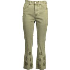 Desigual Dam Byxor & Shorts Desigual dam jeans, Grön