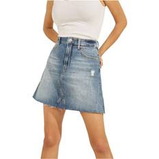 Guess Women Skirts Guess Womens Denim Skirt Blue Waist