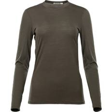 Kyllä - Ruskea Aluspaidat Aclima LightWool 140 Undershirt Long Sleeve - Tarmac