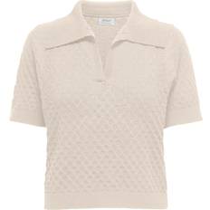 Dam - Natur Blusar Only Onlcosima Piké - Beige