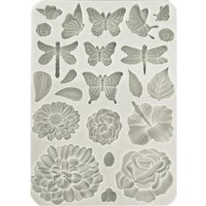 Stamperia Silicon Mould A5 Secret Diary Butterflies & Flowers