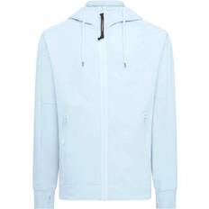 CP COMPANY Overdeler CP COMPANY Men's Diagonal Raised Fleece Goggle Hoodie in Starlight Blue 40/Regular