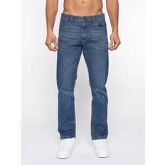 Duck and Cover Hydras Straight Leg Jeans Mid Wash