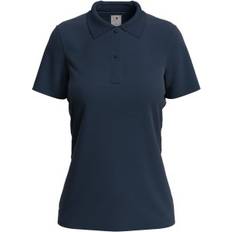 Dam - Jersey Pikétröjor Stedman Polo Women Darkblue