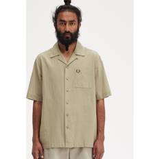 Fred Perry Herren Hemden Fred Perry Resorthemd Comfort Fit KHAKI