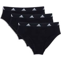 Adidas Damen Unterhosen Adidas 3-pak Hipsters Black