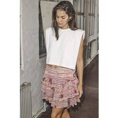 Co'Couture Nederdele Co'Couture TieCC Line Frill Skirt BUBBLEGUM