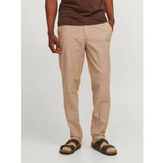 Chinos - Herr - Linne Byxor Jack & Jones Tapered Fit Chinos Brun